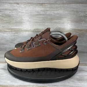 Kizik Women's Wasatch Cappuccino Brown Water Resistant Sneakers Size 9.5 Wide